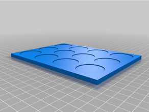 32mm storage tray 40k warhammer 3d print model - Mito3D