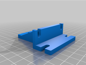 long nut bracket 3d print model - Mito3D