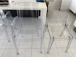 patins pour fauteuils chaises en polycarbonate anti-bruit chaise fauteuil 3d print model - Mito3D