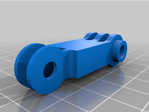 go pro Duplo braços gopro 3d print model - Mito3D