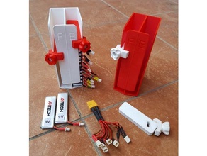 450mah 1s lipo batería dispensador soporte caso funda 3d print model - Mito3D