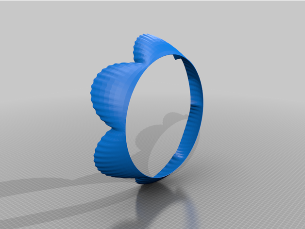 Concha coroa 3D print model - Mito3D