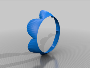 coquille couronne 3d print model - Mito3D