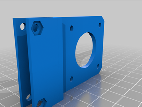 soporte titan extruder para microcube cxy 3d print model - Mito3D