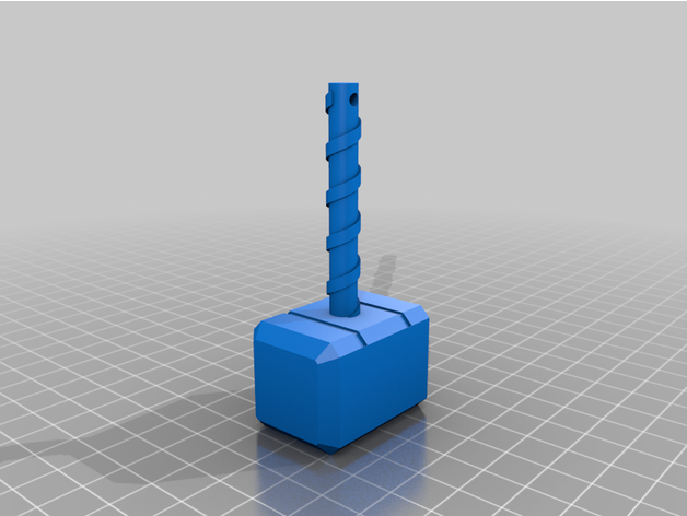 thor's hammer mjo lnir marvel universe mcu mjolnir thors 3D print model - Mito3D