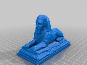 Giuseppe fabbro sfinge omaggio utah 39 s nascosto segreto Gilgal scultura giardino Chiesa Egitto lds mormone 3d print model - Mito3D