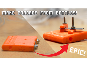 Plastique bouteille cordage fabricant compact gadget soigné recycler survie outils 3d print model - Mito3D