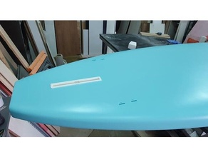 us fin box - longboard finbox fins futures standuppaddel surfboard usbox 3d print model - Mito3D
