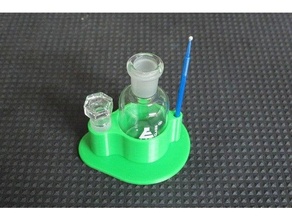 glue bottle & applicator holder polyweld weld-on 3d print model - Mito3D