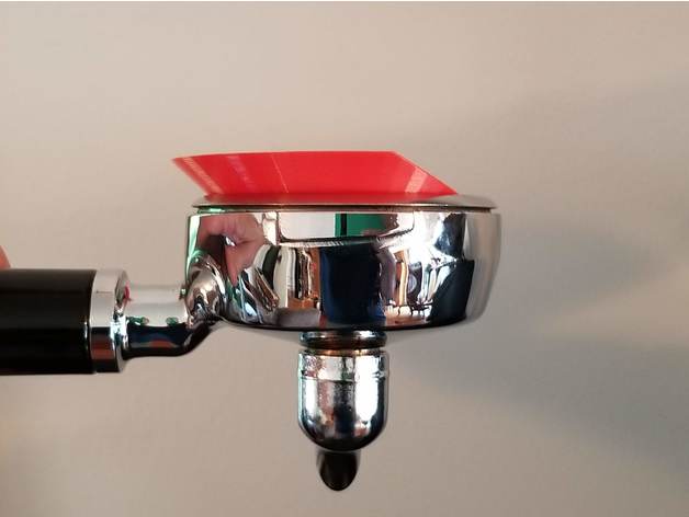 funnel atom espresso grinder - 58mm portafilter coffee 3D print model - Mito3D