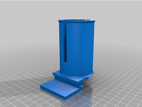 flashforge créateur pro bobine titulaire soutien filament guider 3d print model - Mito3D