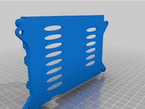 framboise pi 3 b+ 4ch relais Cas gaine ventilateur 3d print model - Mito3D