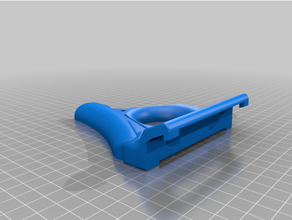 hypnos thumbhole foregrip nerf rival 3d print model - Mito3D
