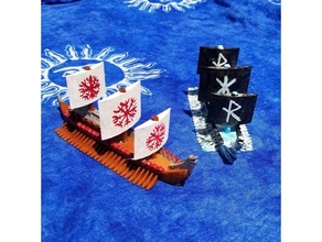 skidbladnir naglfar subir Noticias trirreme barco pagano drakkar naval juegos guerra vikingo vikingos juego 3d print model - Mito3D