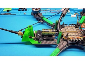 selvagem willy dolphin1 sma monte recentes dji versão quadro Armação antena golfinho 1 voar vôo colher sopa vtx 3d print model - Mito3D