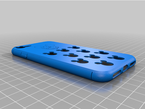micky fare iphone 7 durum kılıf v2 3d print model - Mito3D