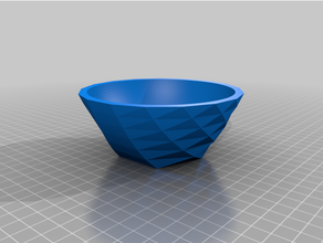 ciotola parametrico poligono serie openscad 3d print model - Mito3D