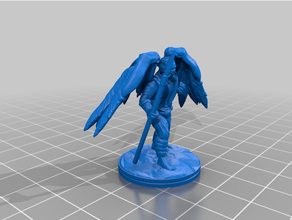 male angel mimiature mini tabletop 3d print model - Mito3D