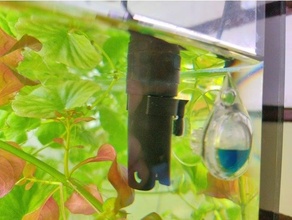 ph probe holder mount aquarium fish tank 3d print model - Mito3D