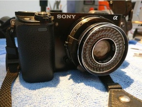 sovyet lens Helios 89 Sony e mount uyarlama 3d print model - Mito3D