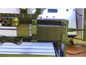 cnc 3018 profesyonel güç arz Kulp destek cnc3018pro 3d print model - Mito3D