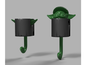 pop bebek Yoda kanca Vader r2d2 c3p0 asker Boba 3d print model - Mito3D