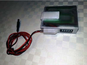 dji fpv goggles 3s 18650 battery 3d print model - Mito3D