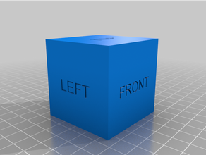 fusion 360 orientation cube 3d print model - Mito3D