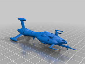 starfighter 067 agresseur 3d print model - Mito3D