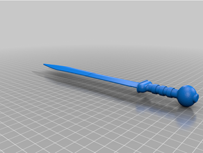 Jason zarafet kılıç ivlius 3d print model - Mito3D