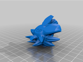 goku head pop-up hook dragonball 3d print model - Mito3D