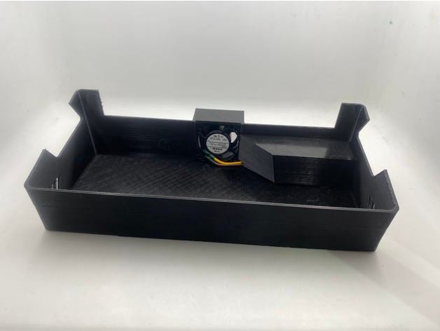 blackmagic atem mini holder easy cooling 3d print printing adam design 3D print model - Mito3D