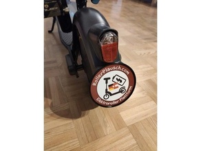 plaisir scooter sticker halterung g30d 3d print model - Mito3D