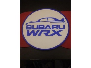 Subaru wrx bardak altlığı araba İçmek 3d print model - Mito3D