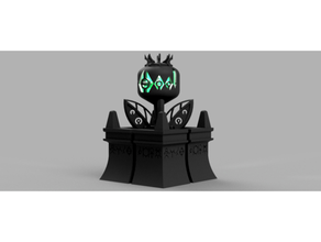 space zombies dragon flower 3d print model - Mito3D