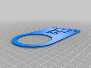 bozmak işaret 3d print model - Mito3D
