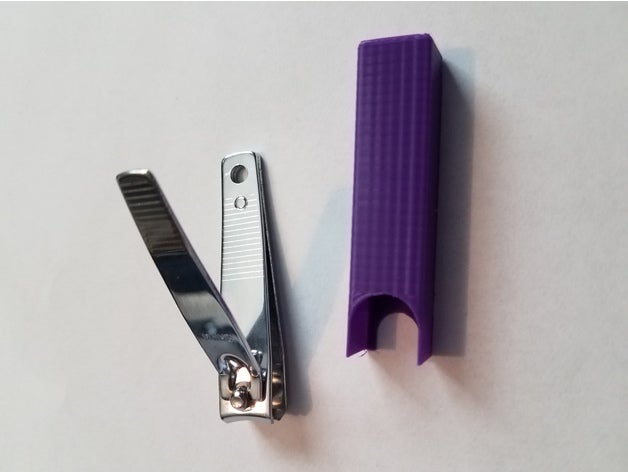 dito chiodo clipper Astuccio guaina unghia clippers 3D print model - Mito3D