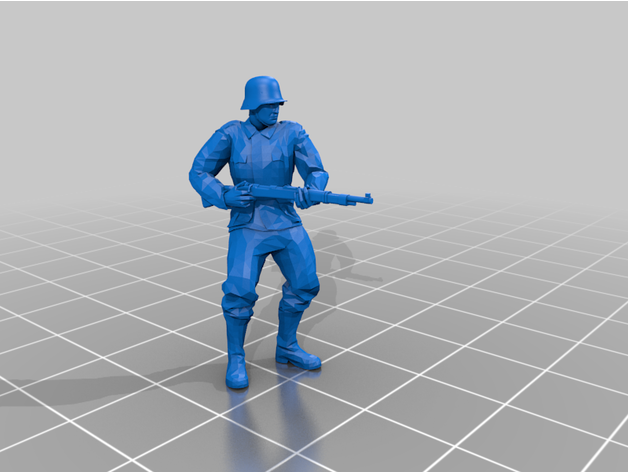 alemão infantaria 3D print model - Mito3D