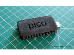 pico pi caso bainha parafuso modelo apoia USB adaptador framboesa wh 3d print model - Mito3D