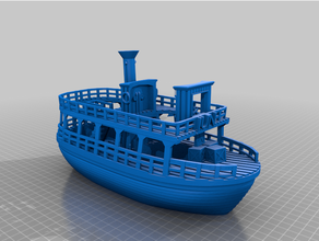 booze boat float pool 3d print model - Mito3D