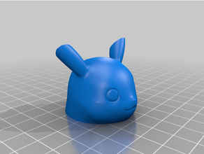 pop up Pikachu gancho 3d print model - Mito3D