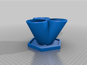 suculento suporte plantar plantador suculentos 3d print model - Mito3D