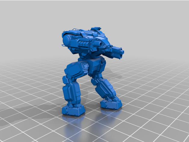 tigre rei americano mecha 3D print model - Mito3D
