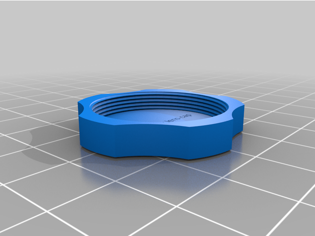 c mount arka lens şapka 3D print model - Mito3D