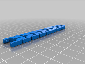 flat simple linkage bracelets 3d printing 3d print model - Mito3D
