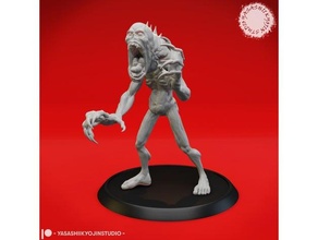 sorrowsworn - hungry tabletop miniature 28mm 54mm creepy dnd frostgrave gloomhaven halloween horror monster rpg scary gaming ttrpg 3d print model - Mito3D