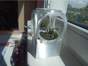 estufa hidrófitas Plantas casa plantas 3d print model - Mito3D