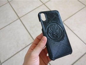 jedi order star wars themed iphone case apple cover iphonex starwars 3d print model - Mito3D