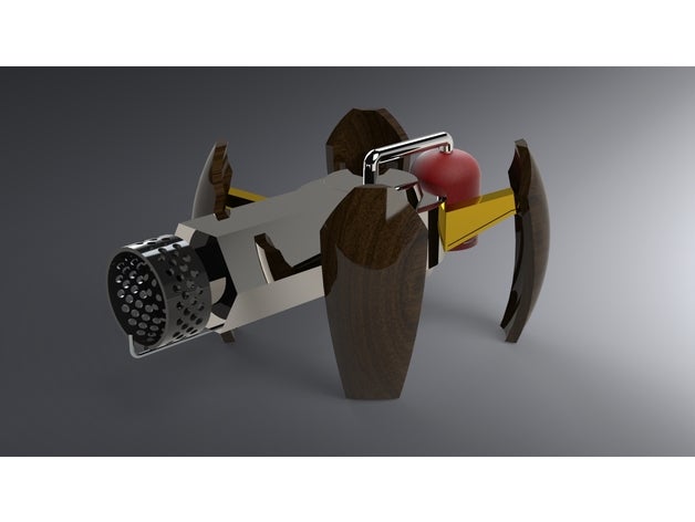 misterioso cañón echador llama versión 3D print model - Mito3D