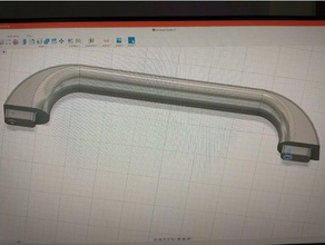 Kenmore Mikrowelle Griff 72181623600 3d print model - Mito3D